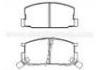 тормозная кладка Brake Pad:04465-12430